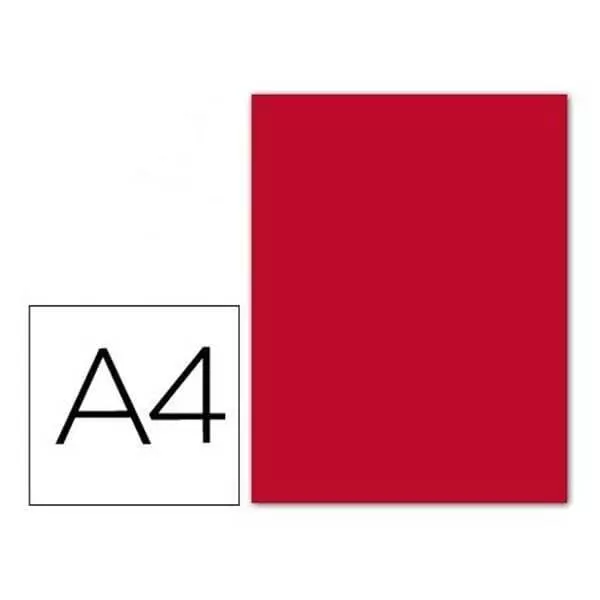 CARTULINA CORTADA A4 LUMA - ROJO