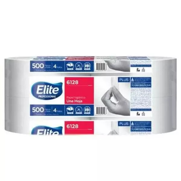 PAPEL HIG. ELITE SH BCO. 4X500M (6128)