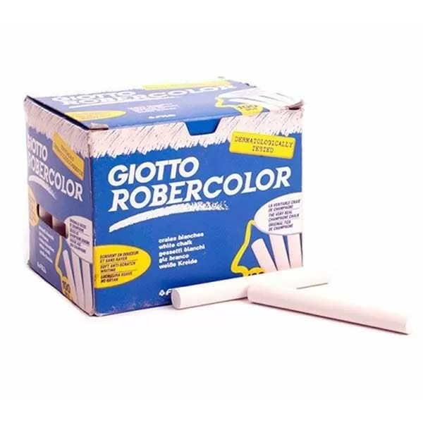 TIZAS BLANCAS GIOTTO ROBERCOLOR X 100U