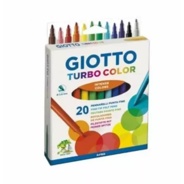 MARCADOR GIOTTO TURBO COLOR X 20U