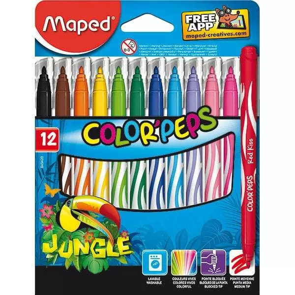 ROTULADORES COLORPEPS JUNGLE X 12U