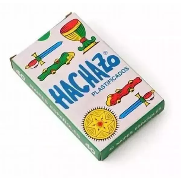 NAIPES ESPAÑOLES PLAST. HACHAZO  x 40