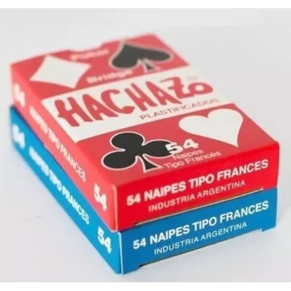 NAIPES POKER PLAST. HACHAZO X 54