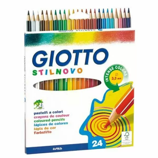 LAPIZ COLOR GIOTTO STILNOVO X 24U