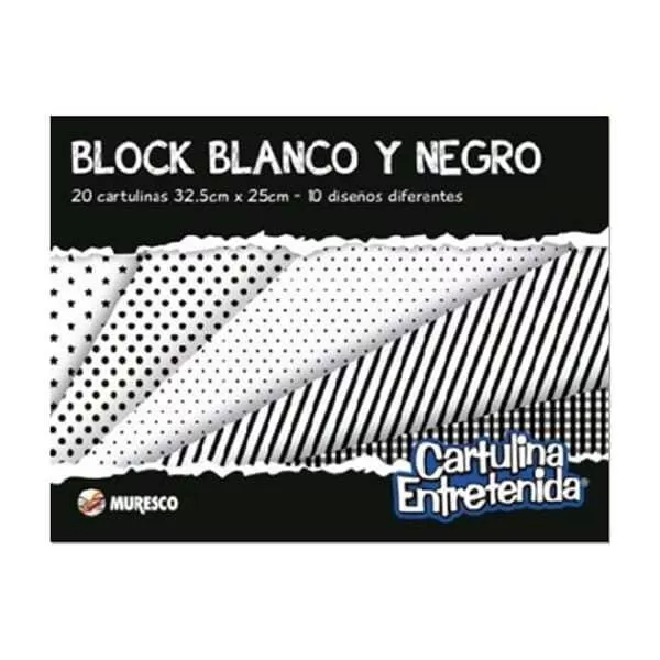 BLOCK C. ENTRET. BCO. Y NEGRO MURESCO X 20H