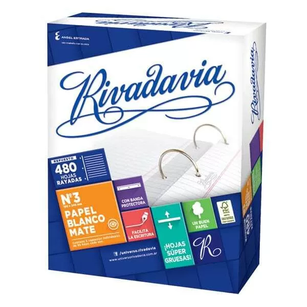 REP. ESCOLAR RIVADAVIA N°3 BR. 480H RAYA