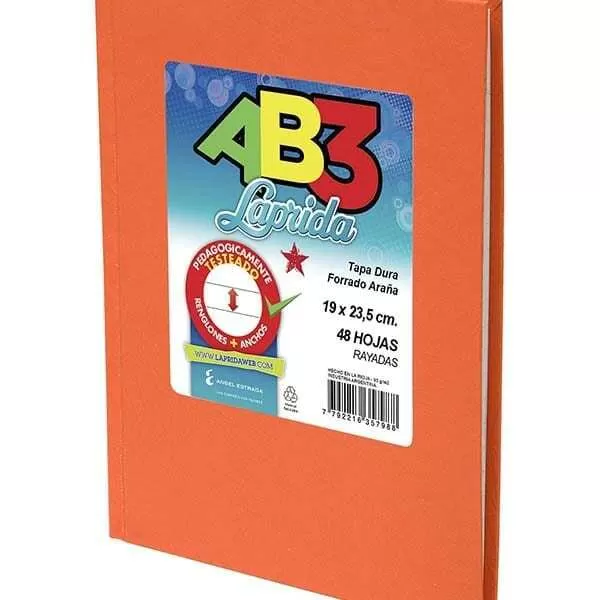 CUADERNO LAPRIDA AB3 ARAÑA NARAN. 50H RA