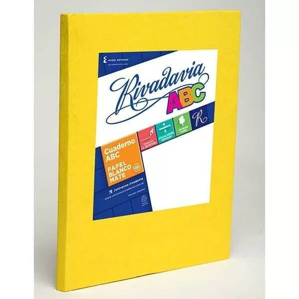 CUAD. RIVADAVIA ABC ARAÑA AMAR. 50H RA