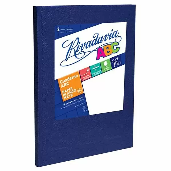 CUAD. RIVADAVIA ABC ARAÑA AZUL 50H RA