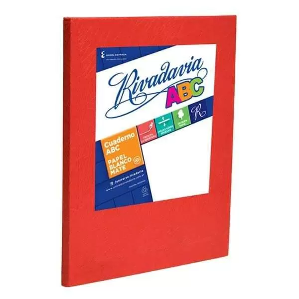 CUAD. RIVADAVIA ABC ARAÑA ROJO 50H RA