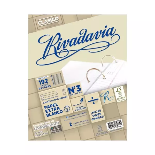 REP. ESCOLAR RIVADAVIA N°3 BR 192H RAYA