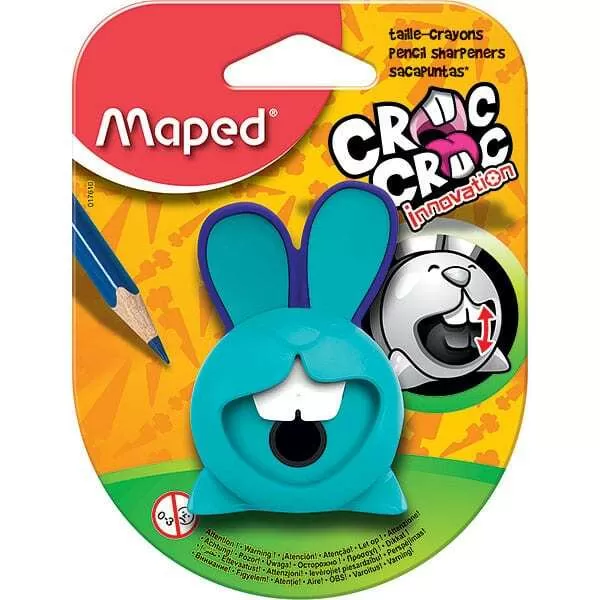 SACAPUNTAS CROC-CROC MAPED CONEJO BLISTER