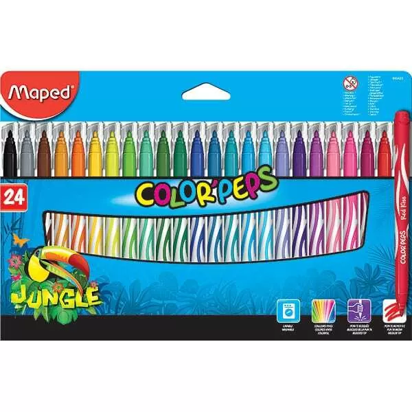 ROTULADORES COLORPEPS JUNGLE X 24U