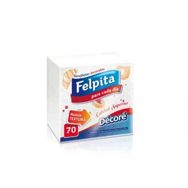 SERVILLETA FELPITA DECORADA 33 X 30 X 70U