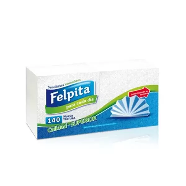 SERVILLETA FELPITA BLANCA 33 X 30 X 140U