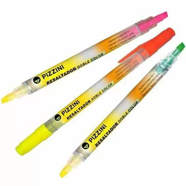 RESALTADOR DOBLE COLOR PIZZINI (ART 1282)