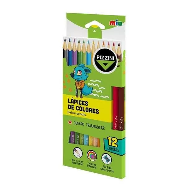 LAPIZ COLOR PIZZINI LARGO X 12U (LML2712)
