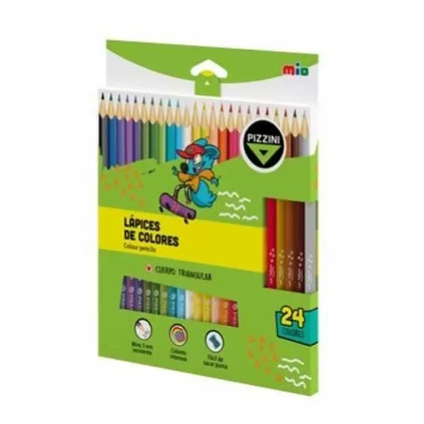 LAPIZ COLOR PIZZINI LARGO X 24U (LML2724)