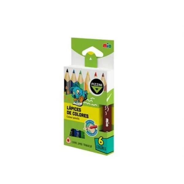 LAPIZ COLOR PIZZINI JUMBO CORTO X 6U (LMCJ2706)