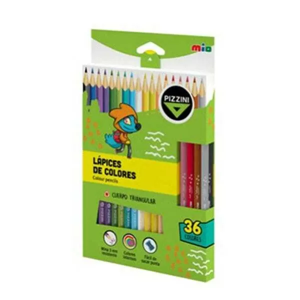 LAPIZ COLOR PIZZINI LARGO X 36U (LML2736)