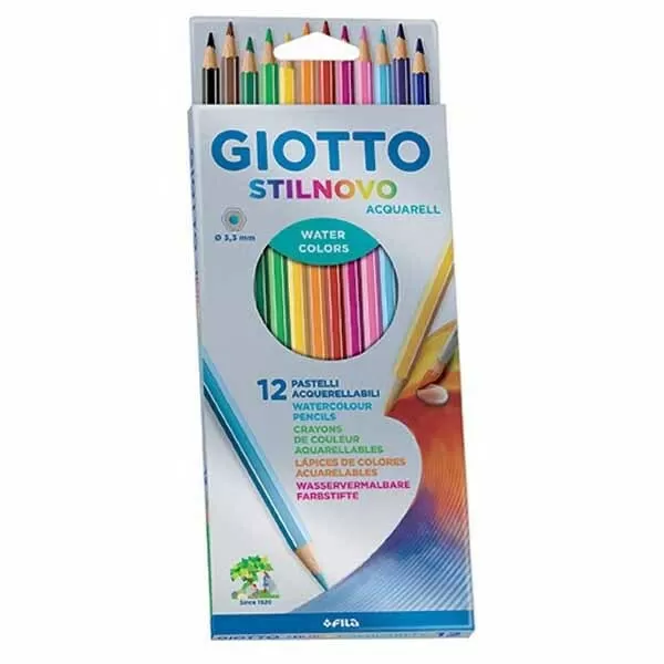 LAPIZ COLOR GIOTTO STILNOVO ACUAR.  X 12U