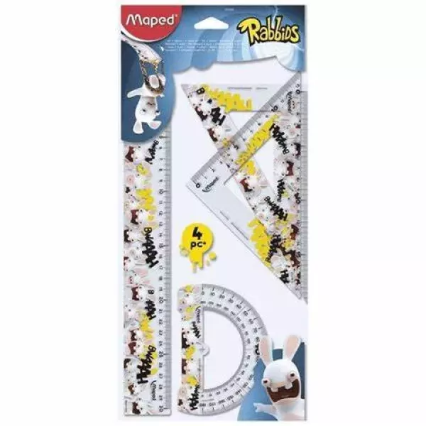 KIT TRAZADO RABBIDS MAPED 4 PIEZAS