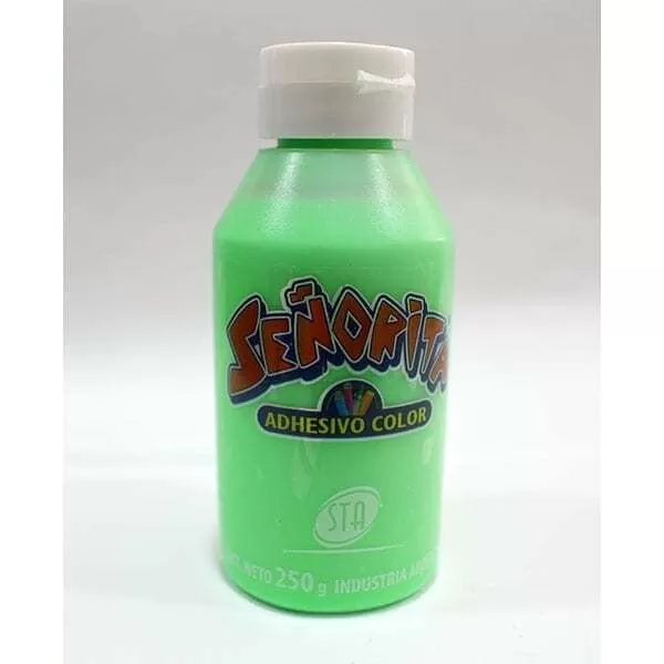 ADHESIVO STA FRASCO X 250G VERDE FLUO