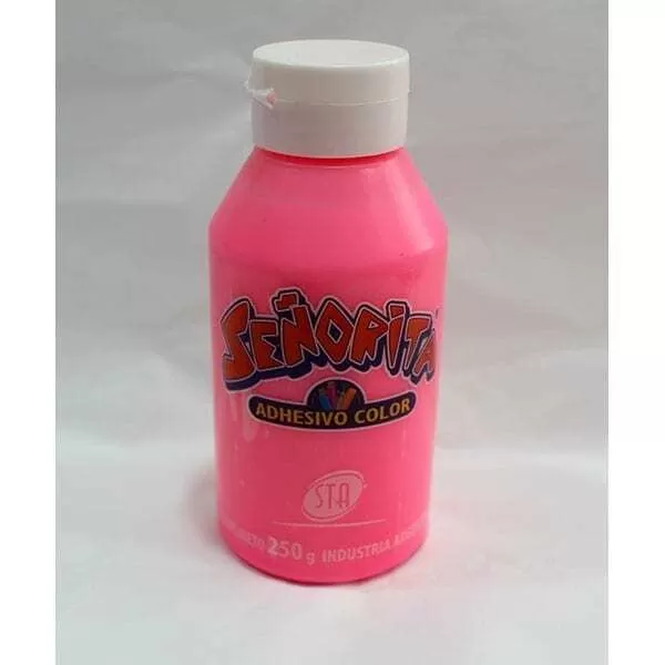 ADHESIVO STA FRASCO X 250G ROSA FLUO