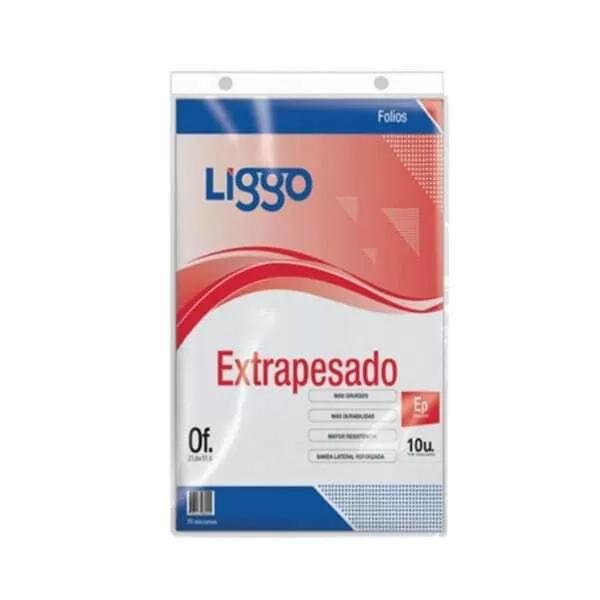 FOLIO EP OFICIO LIGGO X 10U (70 MIC)