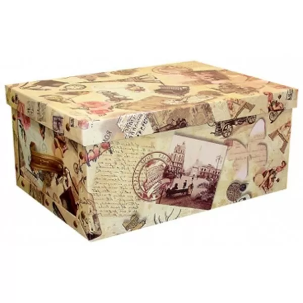 BAULERA GSM MED. C/MANIJA 39X30X18 CM VINTAGE