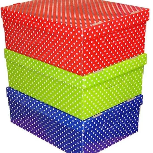 CAJA GSM MEDIANA 39X30X15 CM PINTITA VERDE