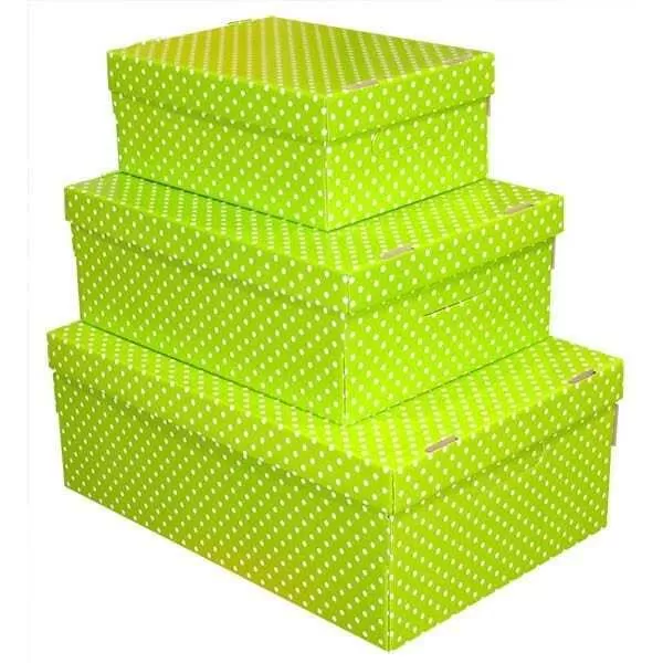 CAJA GSM GRANDE 48X33X18 CM PINTITA VERDE