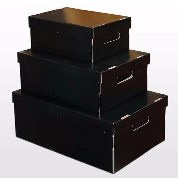 CAJA GSM MEDIANA 39X30X15 CM NEGRA