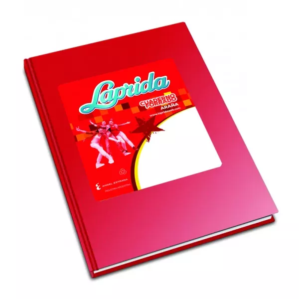 CUADERNO LAPRIDA ARAÑA ROJO 16X21 50H CU.