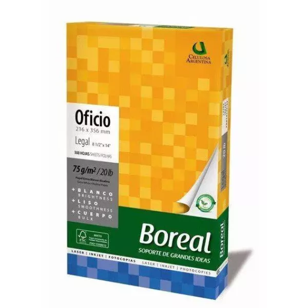 RESMA BOREAL OFICIO 75G.