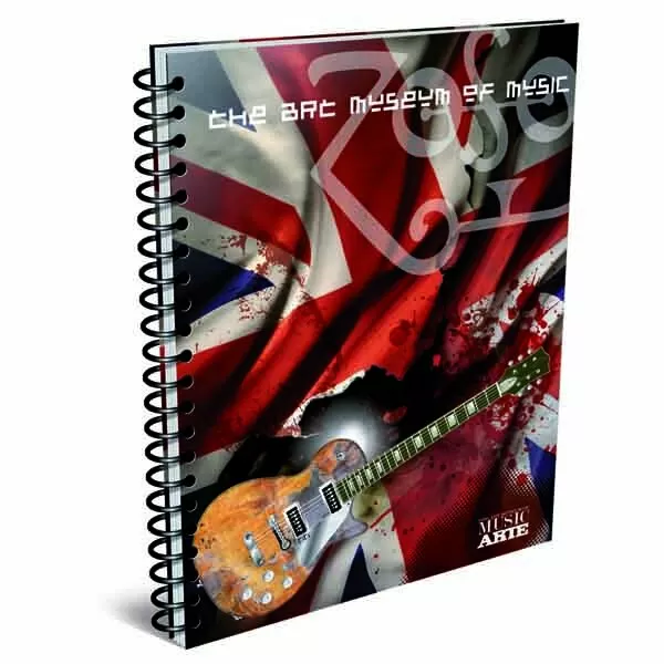 CUADERNO ARTE MUSIC ESP. 16X21 T/S 80H RA