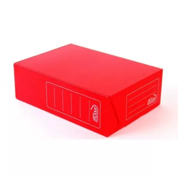CAJA PLAST. PLANA LEGAJO 12 TV ROJO 703
