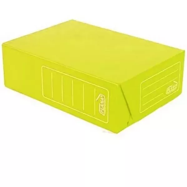 CAJA PLAST. PLANA LEGAJO 12 TV AMARILLO 703