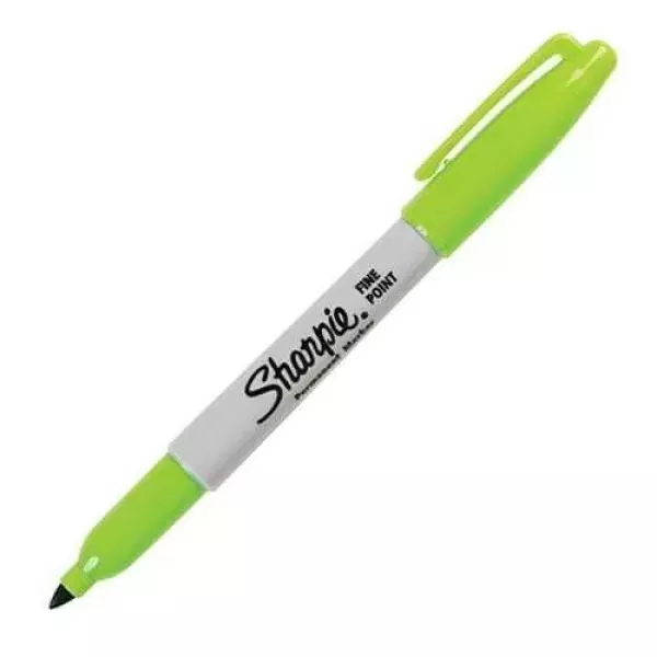 MARCADOR PERM. SHARPIE FINO VERDE LIMA