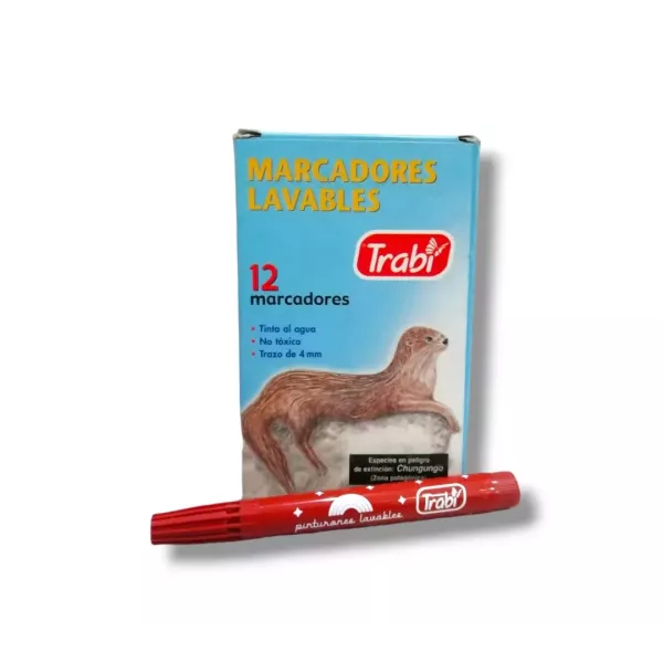 MARCADOR AGUA PINTURON TRABI ROJO