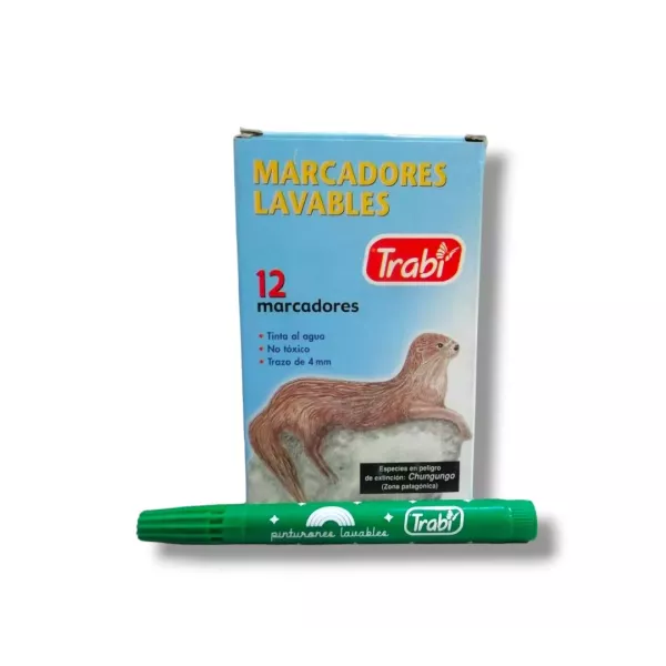 MARCADOR AGUA PINTURON TRABI  VERDE