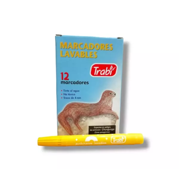MARCADOR AGUA PINTURON TRABI AMARILLO