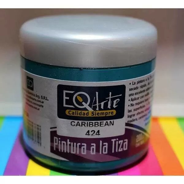 PINTURA A LA TIZA EQ 200CC CARIBBEAN 424