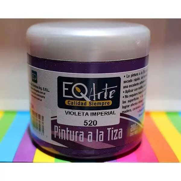 PINTURA A LA TIZA EQ 200CC VIOLETA IMP. 520