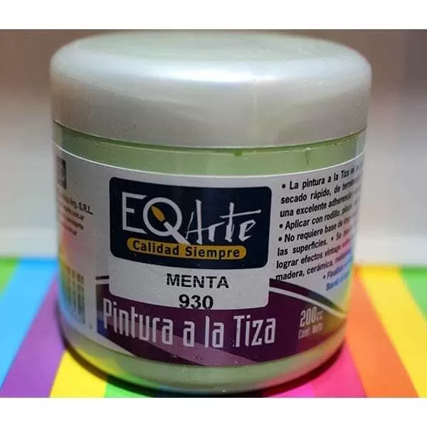 PINTURA A LA TIZA EQ 200CC MENTA 930