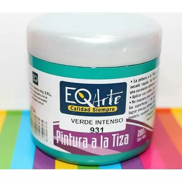 PINTURA A LA TIZA EQ 200CC VERDE INTEN. 931