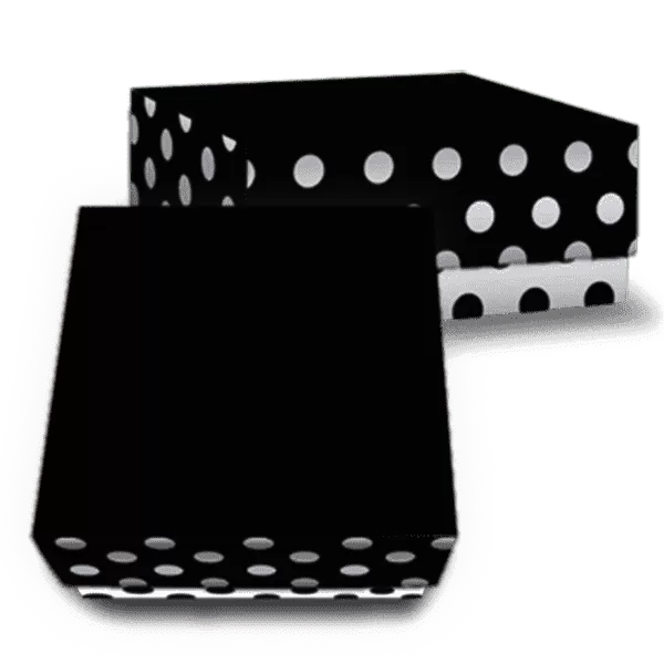 CAJA ROMIPACK DOTS S 12X12X6 CM