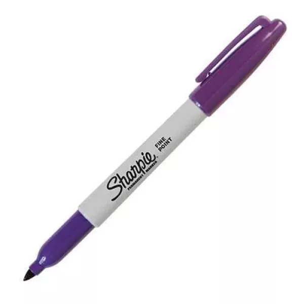 MARCADOR PERM. SHARPIE FINO MORADO