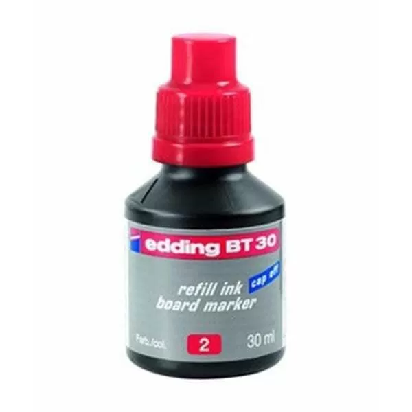 TINTA EDDING BT30 PIZARRA ROJO 30ML