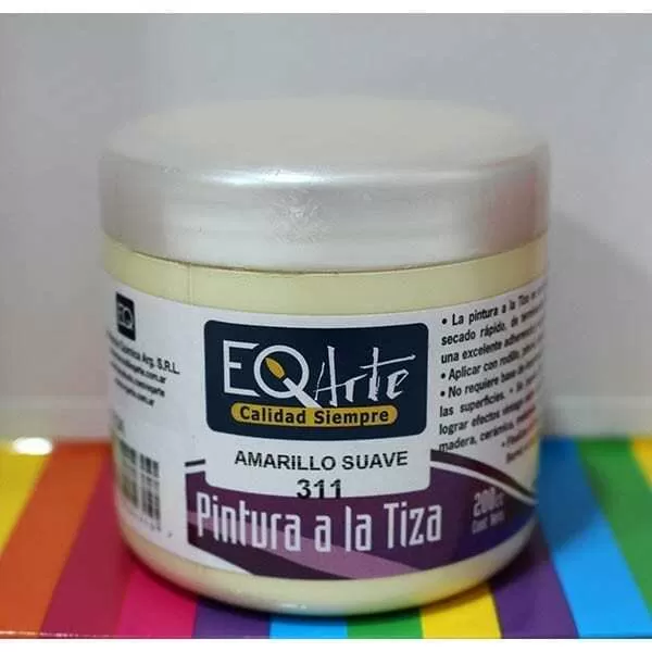 PINTURA A LA TIZA EQ 200CC AMARILLO SUAVE 311